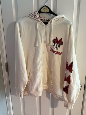 Disneyland Minnie Sequin Bow Hoodie
